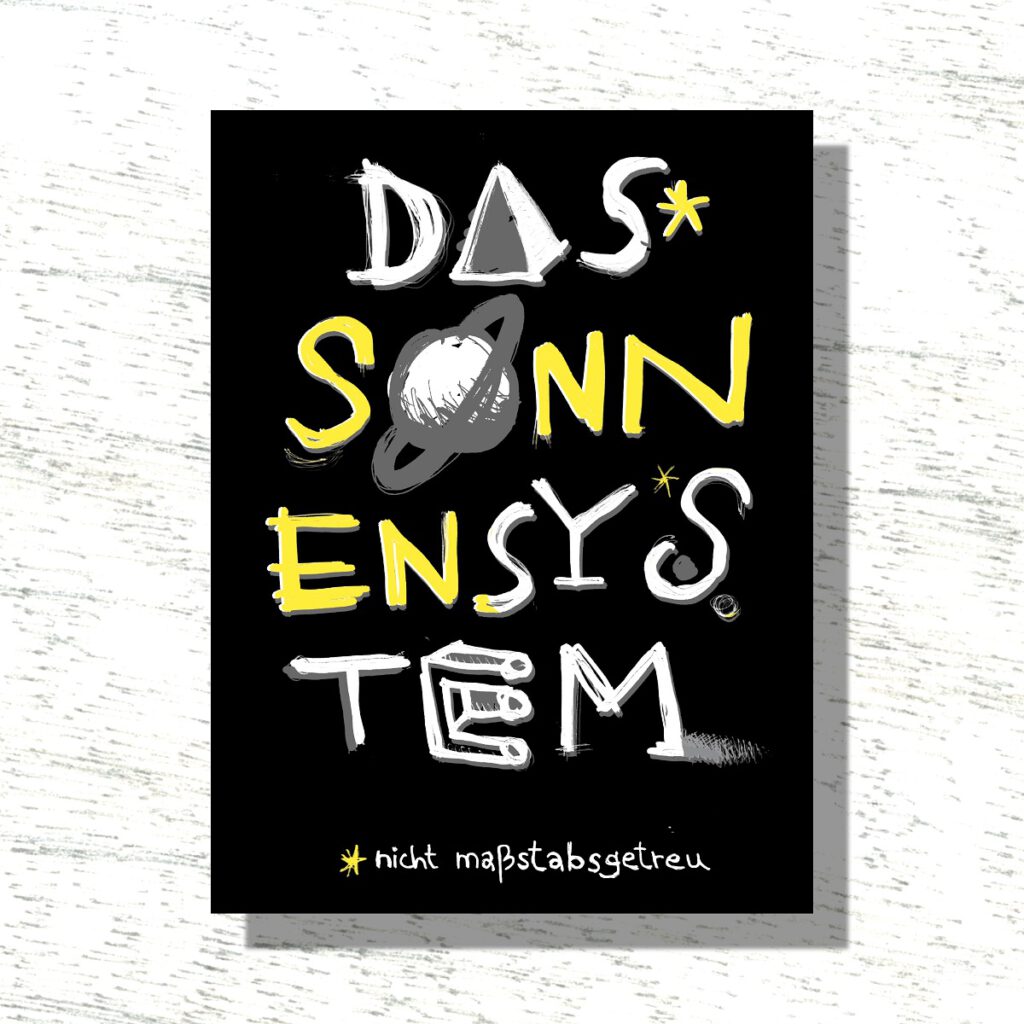 »Das Sonnensystem«, ein Buch über eine nicht maßstabgetreue Reise zur Erde